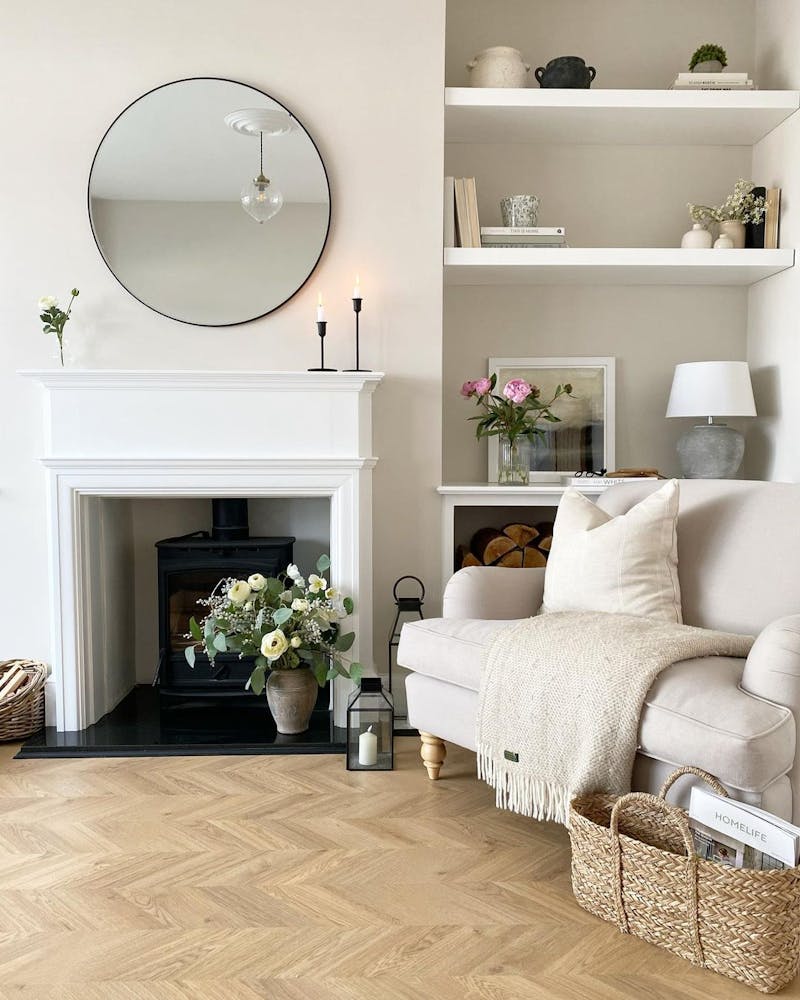 Modern Victorian  Living Room