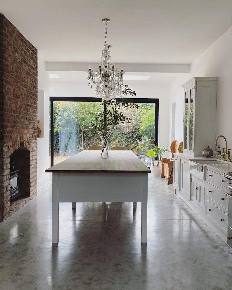 Extended Victorian House  Kitchen